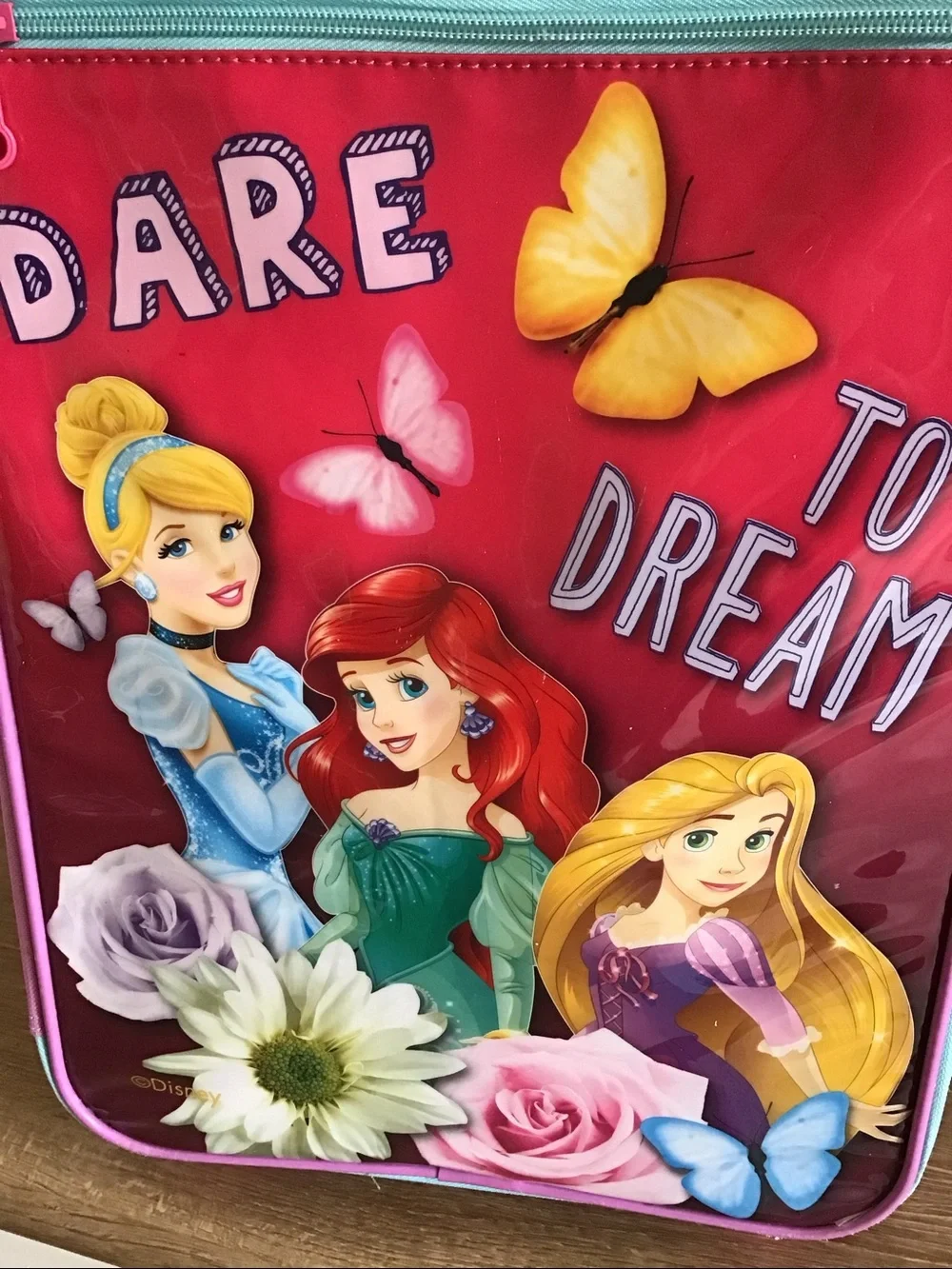Disney Princess soft-sided 18-inch youth rolling suitcase